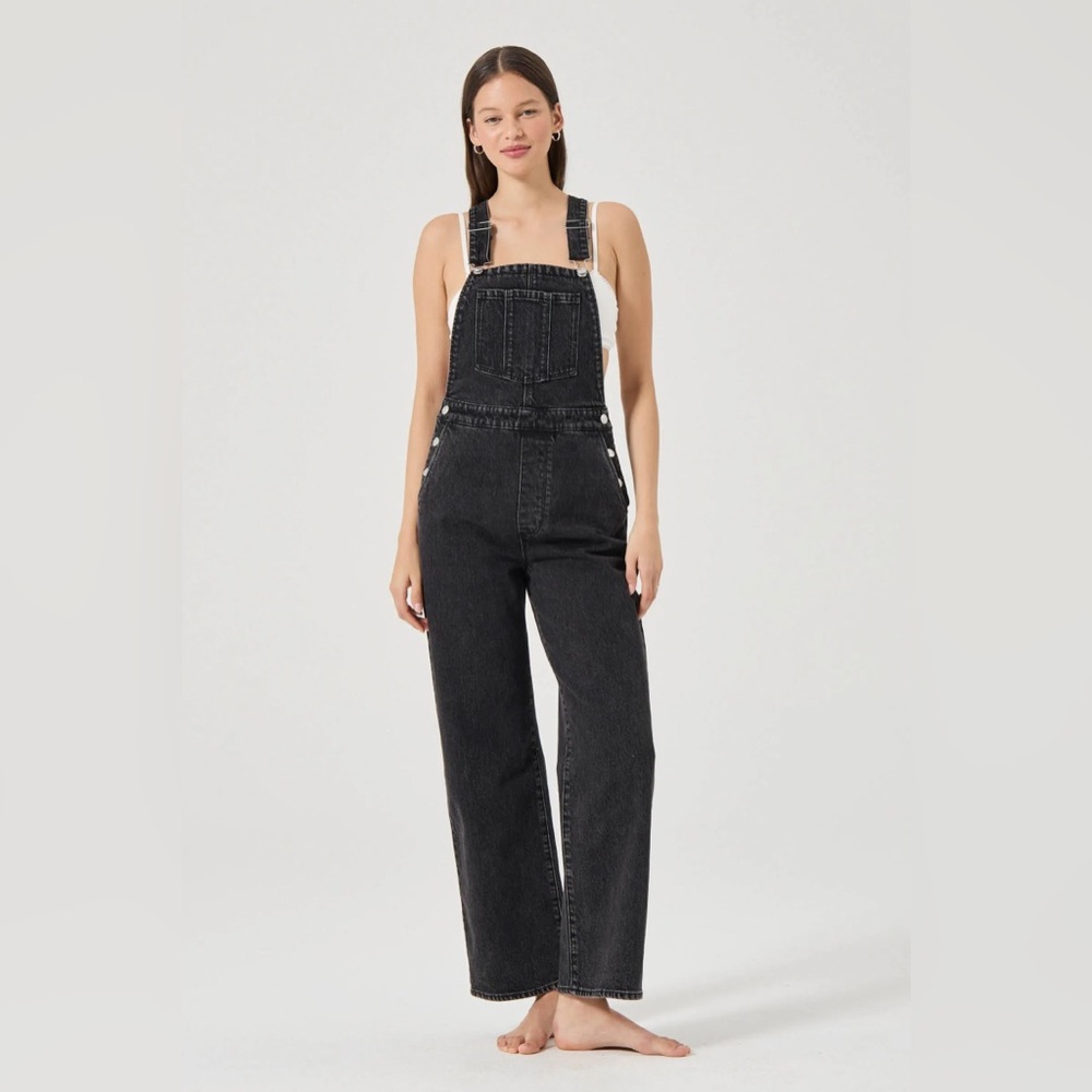 Rollas Dark Blue Denim Overalls